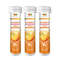 Private Label Sugar-Free Vitamin C Effervescent Tablets Orange Flavor for Teenagers Adults-Immune Booster Beauty Skin Supplement