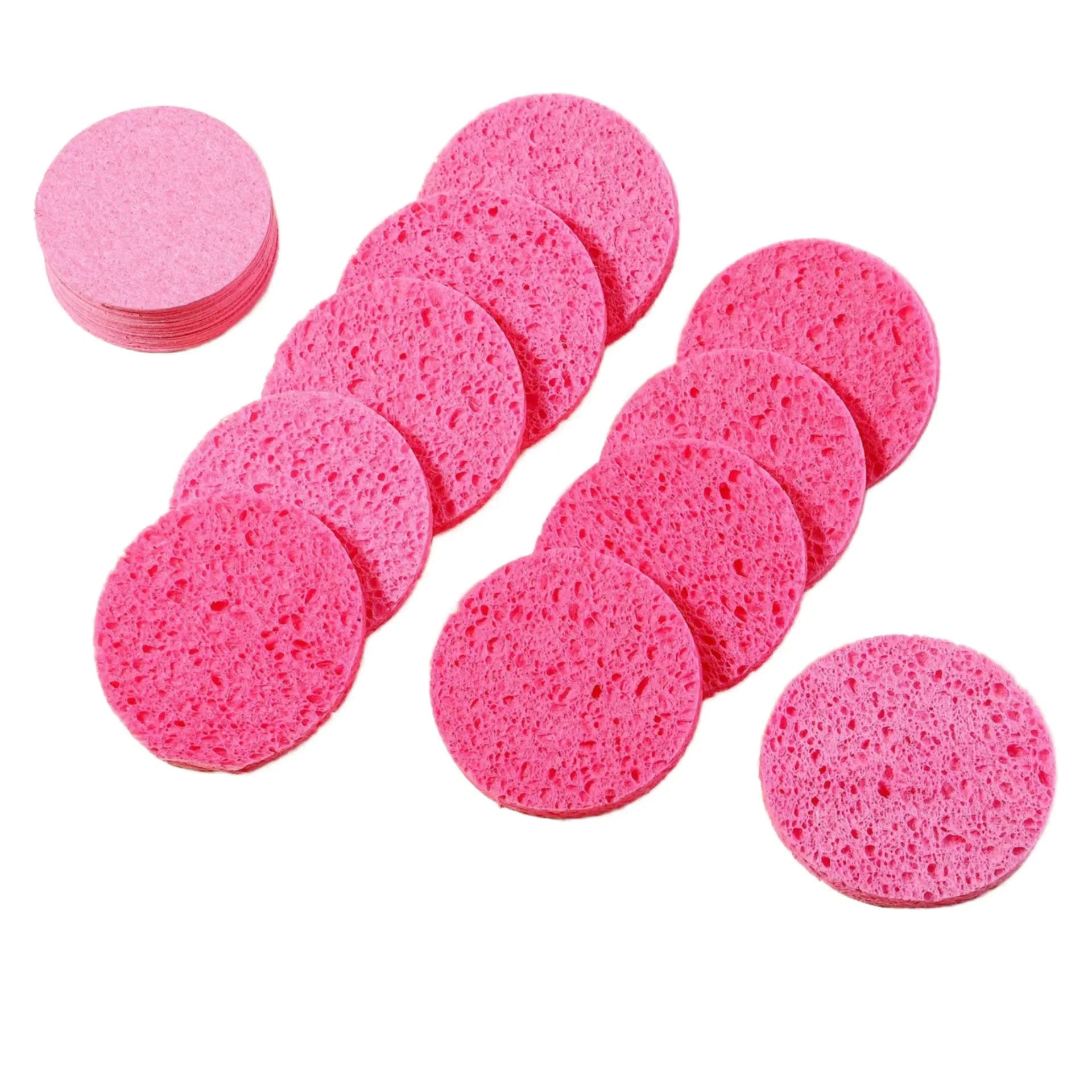 Skin-Friendly Compressed Facial Cleansing Sponge Cellulose Sponge for Sponges & Scouring Pads
