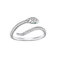 Adjustable Trendy 2022 Rings Snake Ring Silver 925 Female Rings
