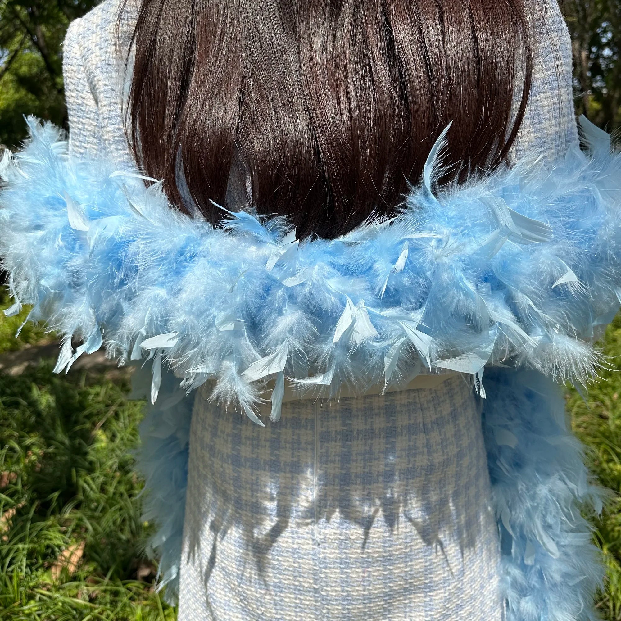 Wholesale Bulk 60 80 100 120 Grams Turkey Feathers Chandelle Boa for Wedding Party Decoration 2 Yards Long
