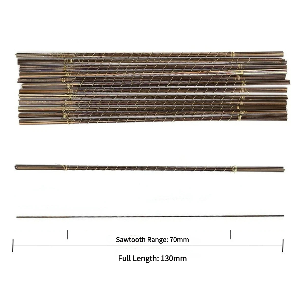 144 Pieces One Bag Jewellers Blades Gold and Silver Jewelry Making Tool Jeweler Cutting Saw Blade Mini 130mm Jewelry Saw Blades