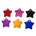 Promotion Star Shape Metal Aluminum Alloy Pet Tag Pet Pendant ID Tag