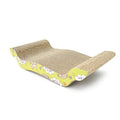 Sofa Shaped Cat Scratching Lounge Bed  Cat Scratcher Cardboard with Catnip