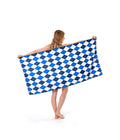 Free Design Large Beach Towels Custom Name Quick Dry Sand Free Summer Microfiber Swimming Beach Towel