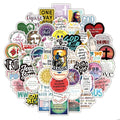100Pcs Jesus Christian Inspirational Letter Sticker for Girl Student Notebook Diary Paper Decals Decorative Stickers