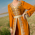 Zaynab Simple Abaya Designs in Pakistan Kaftan Abaya Women Muslim Dress Dubai Dresses Women Muslim Orange Light Blue Abaya