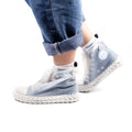 Custom Hot Sale Clear Rain Boot Anti Slip Rainy Reusable Waterproof Rubber Silicone Shoe Cover