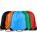 16 Colors Promotional Eco Friendly Waterproof Nylon Sports Gym String Bag  Polyester Drawstring Backpack Bag