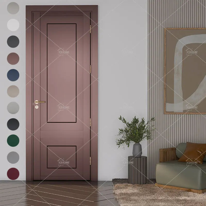 Italian Interior Doors Modern Hotel House Wooden Interior Door Simple Soundproof Timber Internal Doors