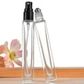 Good Selling Perfume Essential Oil Glass 10ML Roll on Bottles Clear Screw Cap Skin Care Bottle Roller Cosmetic