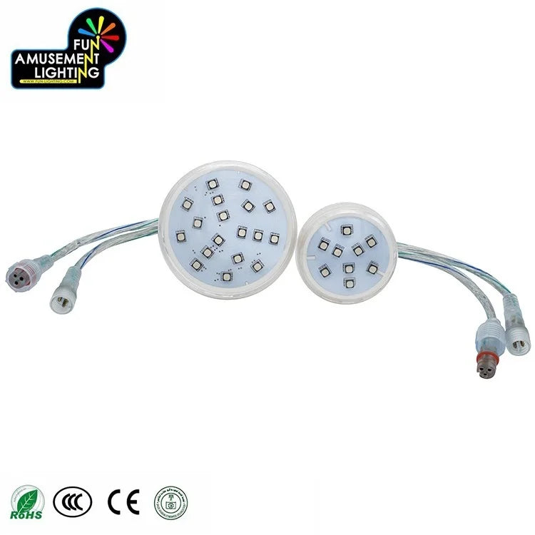 Programmable RGB LED Amusement Ride Lighting SD Card Control with Controller IP67 Plastic Body for Theme Parks