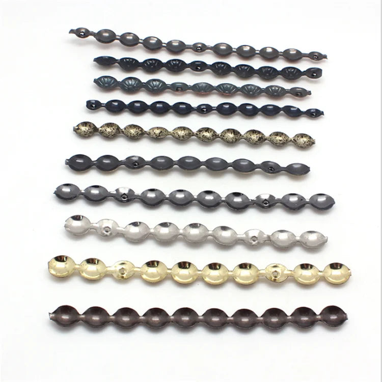 1 Meter Furniture Upholstery Strip Bed Sofa Tacks Strips DIY Wooden Case Nails Nail Strips Tapes
