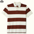 Best Selling Wholesale Men's Cotton Causal Sports Striped Polo T-Shirt