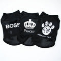 OEM & ODM Luxury Summer Pet Vest Sets Thin Breathable Dog & Cat Clothes Cartoon Puppy Pet Shirts & Vest