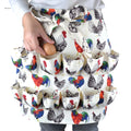 Epsilon Egg Collecting &amp; Gathering Apron 12 Pockets Bright Garden