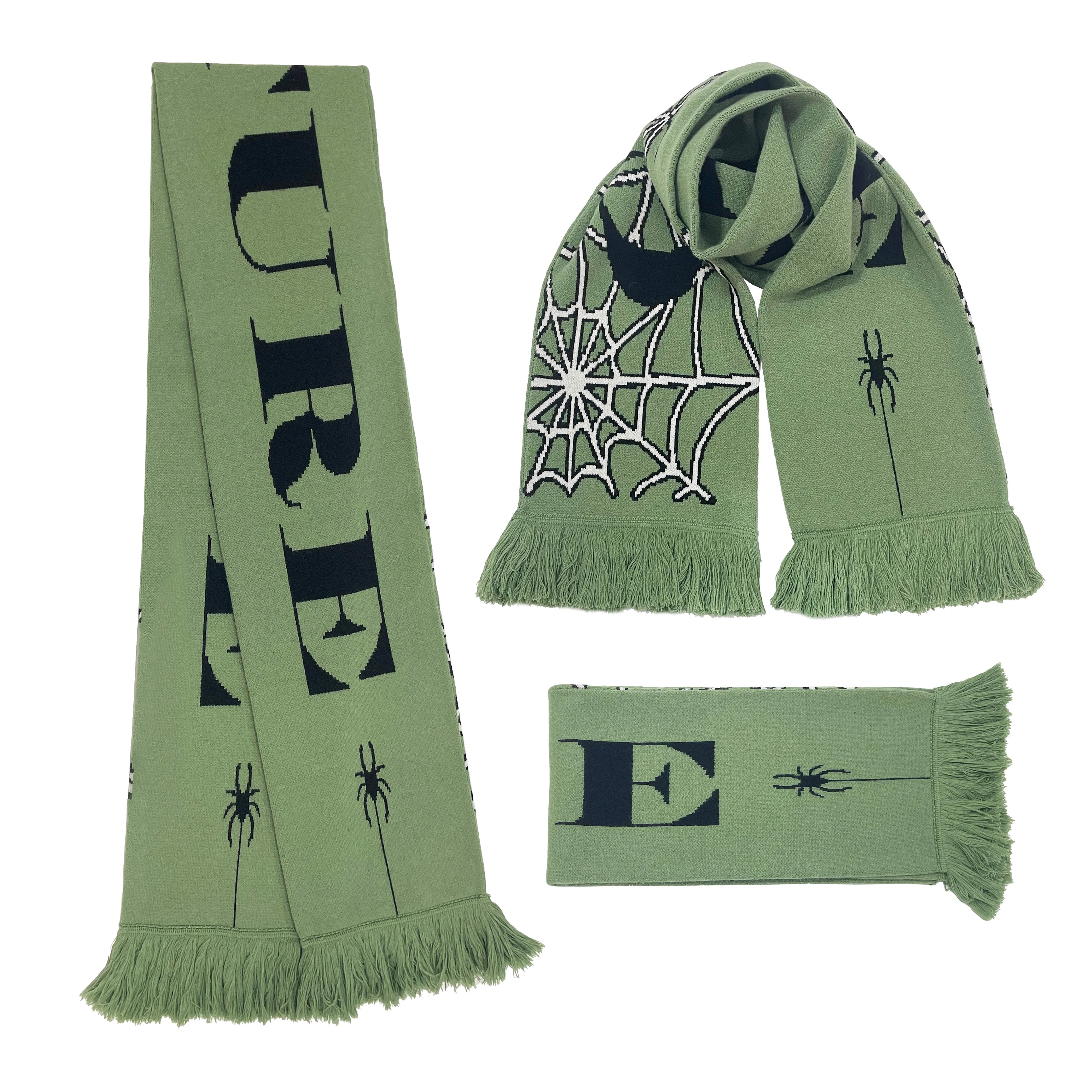 Wholesale Winter Jacquard Knitted Scarf With Custom Logo Manufactured Tassel Scarf Product Type