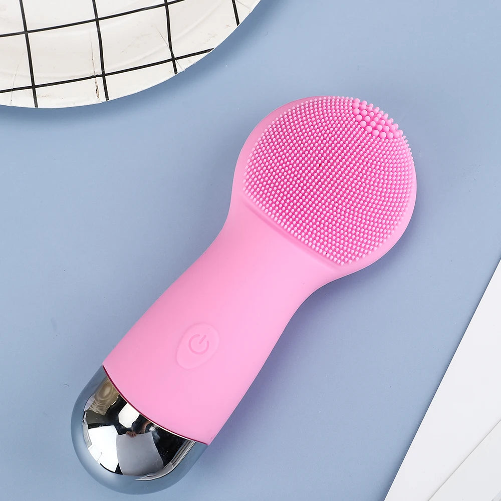 Pore Facial Cleaner Cleaning Facial Brush Face Deep Cleansing Skin Care Batteries Cleaning Face Brush Beauty Face Devices