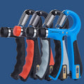 Wholesale Portable 5-60 kg Plastic Fitness Finger Strength Hand Strengthener Wrist Muscle Building Grip Exerciser with Counter