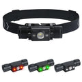 2022 New Outdoor Waterproof USB-C Rechargeable Removable Multifunctional Headlight Flashlight HP300 Super Bright LED Headlamp MegaBDM