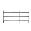 Low MOQ Modern Steel Window Bar Grills Foldable and Expandable Iron Window Grill Simple Design