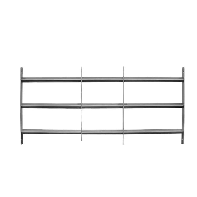Low MOQ Modern Steel Window Bar Grills Foldable and Expandable Iron Window Grill Simple Design
