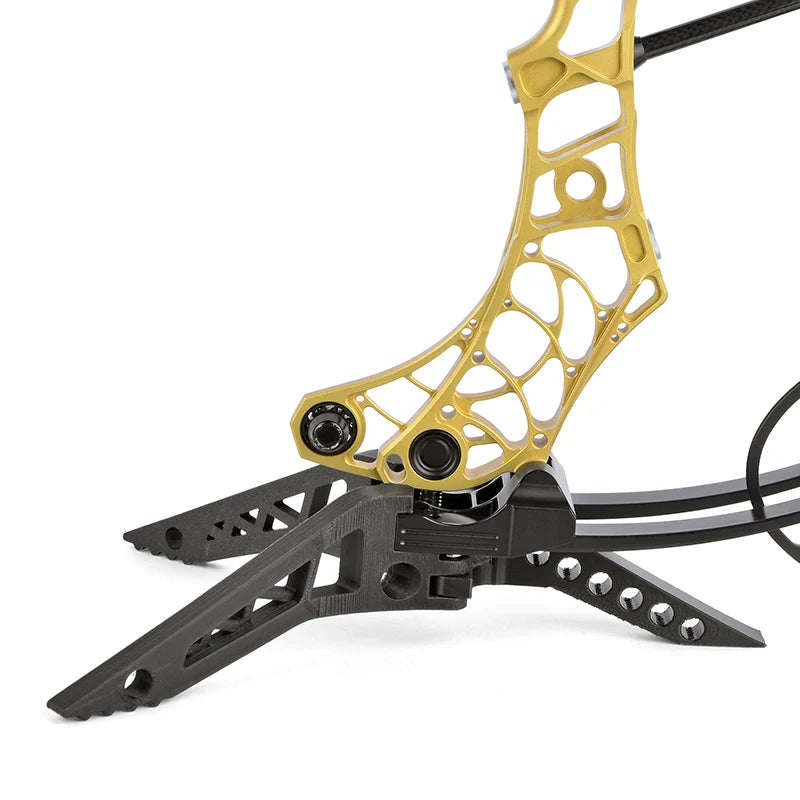 Compound Bow 3 Legs Stand Holder Kick Bracket Rack Archery Limbs Support Hunting