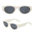 Luxury Designer Famous Brand Sunglasses for Women Acetate Oval Shaped Polarized Lenses in Pink Yellow Gray Frames