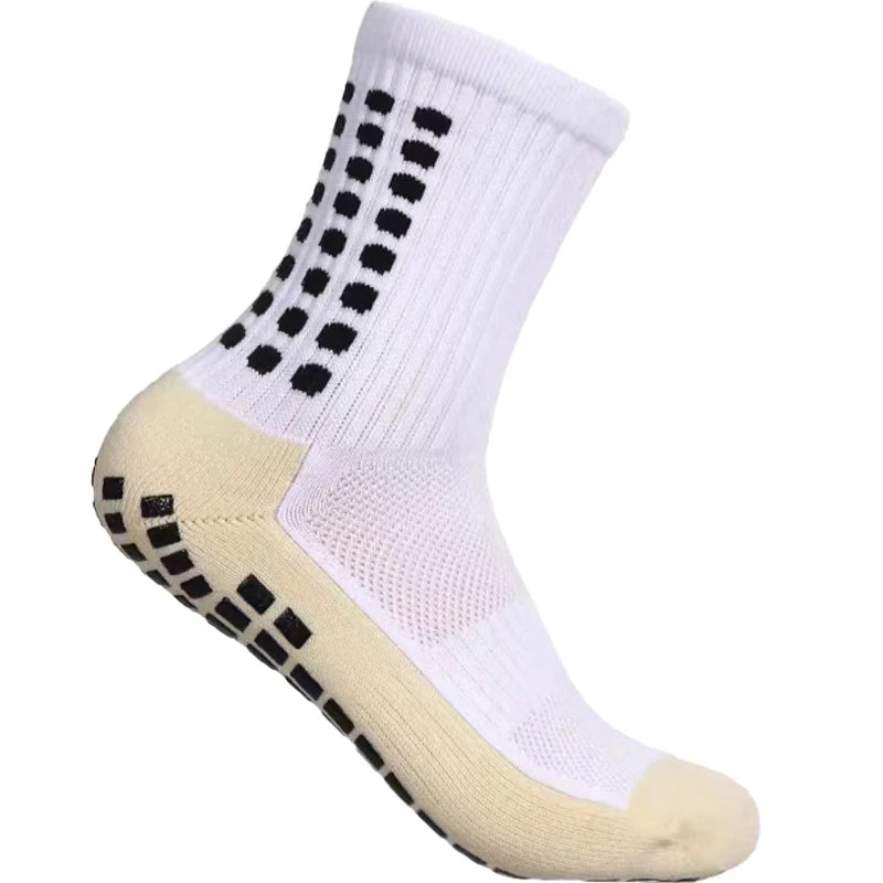 High Quality Custom Men's Soccer Grip Socks Non-Slip Dress Knitted Rubber Feet Waterproof Fetish Sports Bottom