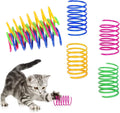 Colorful Plastic in a Pack Durable Pet Spiral Spring Cat Interactive Jumping Claws Toys Spring Cat Scratch Interactive Toys