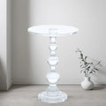Custom Acrylic Modern Design Clear Coffee/Tea Console Side Table for Living Room Bedroom Villa Hotel Home Furniture Easy Clean