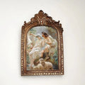 European Wholesale Artificial Style Resin Photo Frame Wall Hanging Sculpture Model for Home Decor Figurine Style