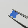 Wholesale Accept Customized Natural Blue Agate Four Leaf Clover for Pendant Necklace