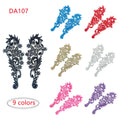 New Arrival Delicate Colourful Polyester Embroidery Guipure  Lace Applique for  Wedding/dancing Dress Gown Garment