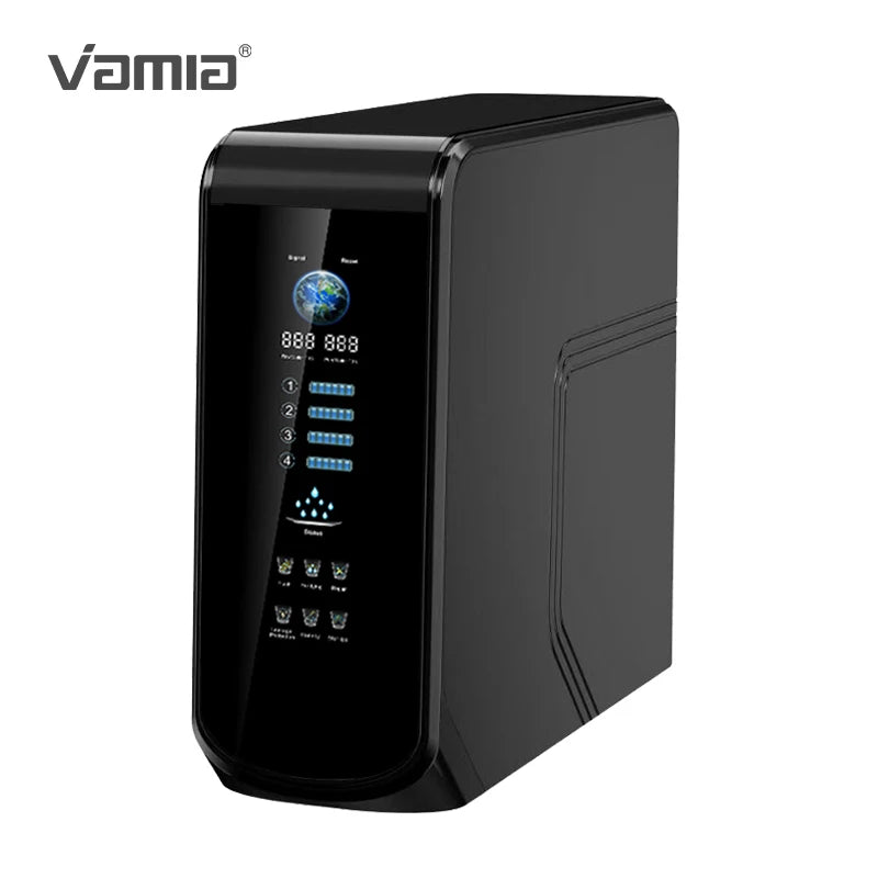 10-Inch General Filter Home Reverse Osmosis Water Purifier 100G Water Dispenser Electric Ionizer Self-Cleaning Tankless Outdoor