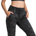 Women's XXL Camo Quick Dry Fitness Jogger Pants Solid Pattern Outdoor Comfortable Workout Shorts