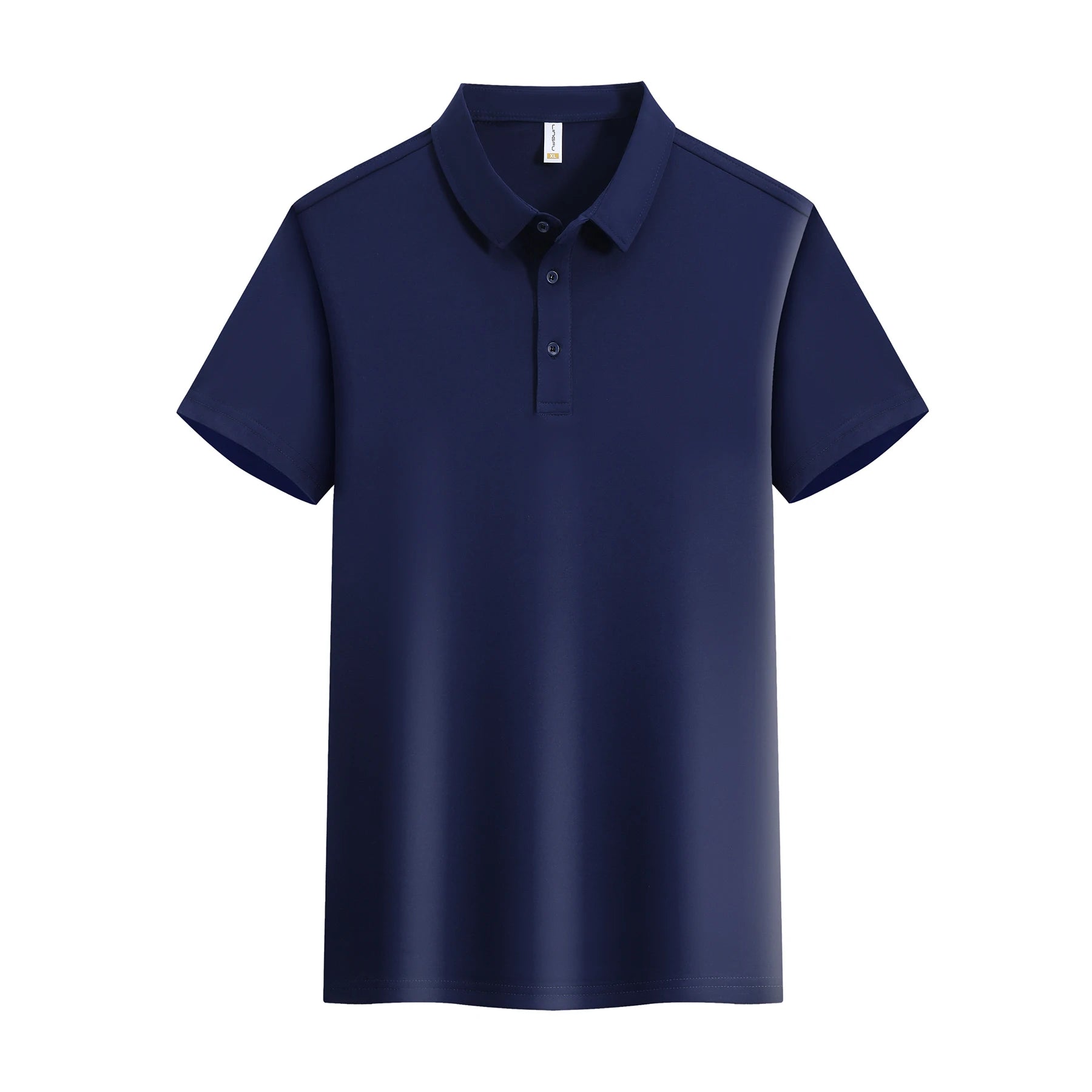 Factory Price Men's Polo T-Shirt Custom Logo Printed Polyester Cotton Plain Blank Short Sleeve Woven Fabric