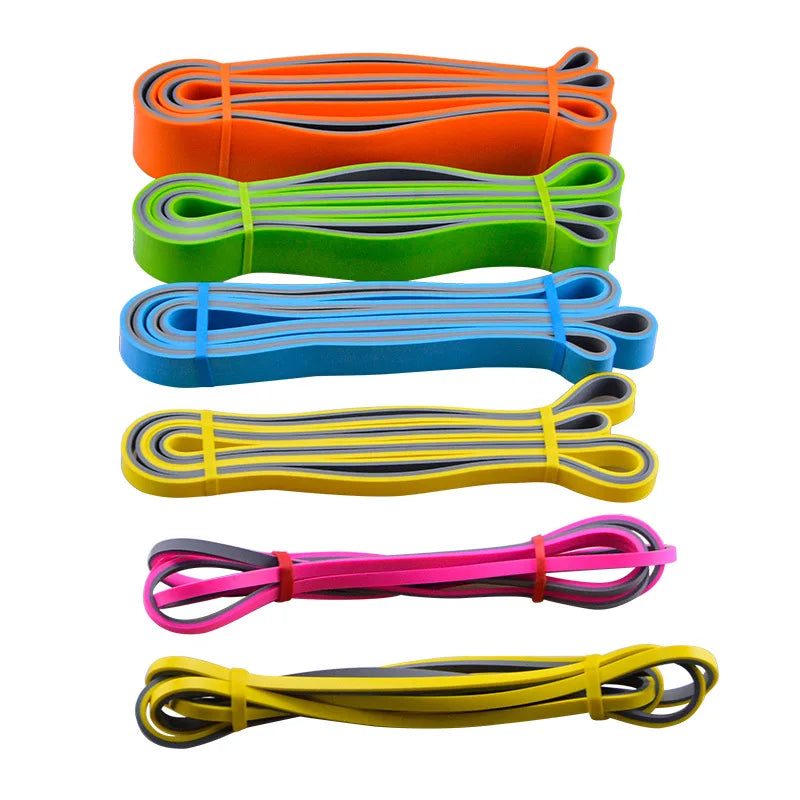 Custom LOGO Latex Loop Training Elastic Band for Gym Yoga Exercise Fitness Resistance Bands for Workout Equipment Training