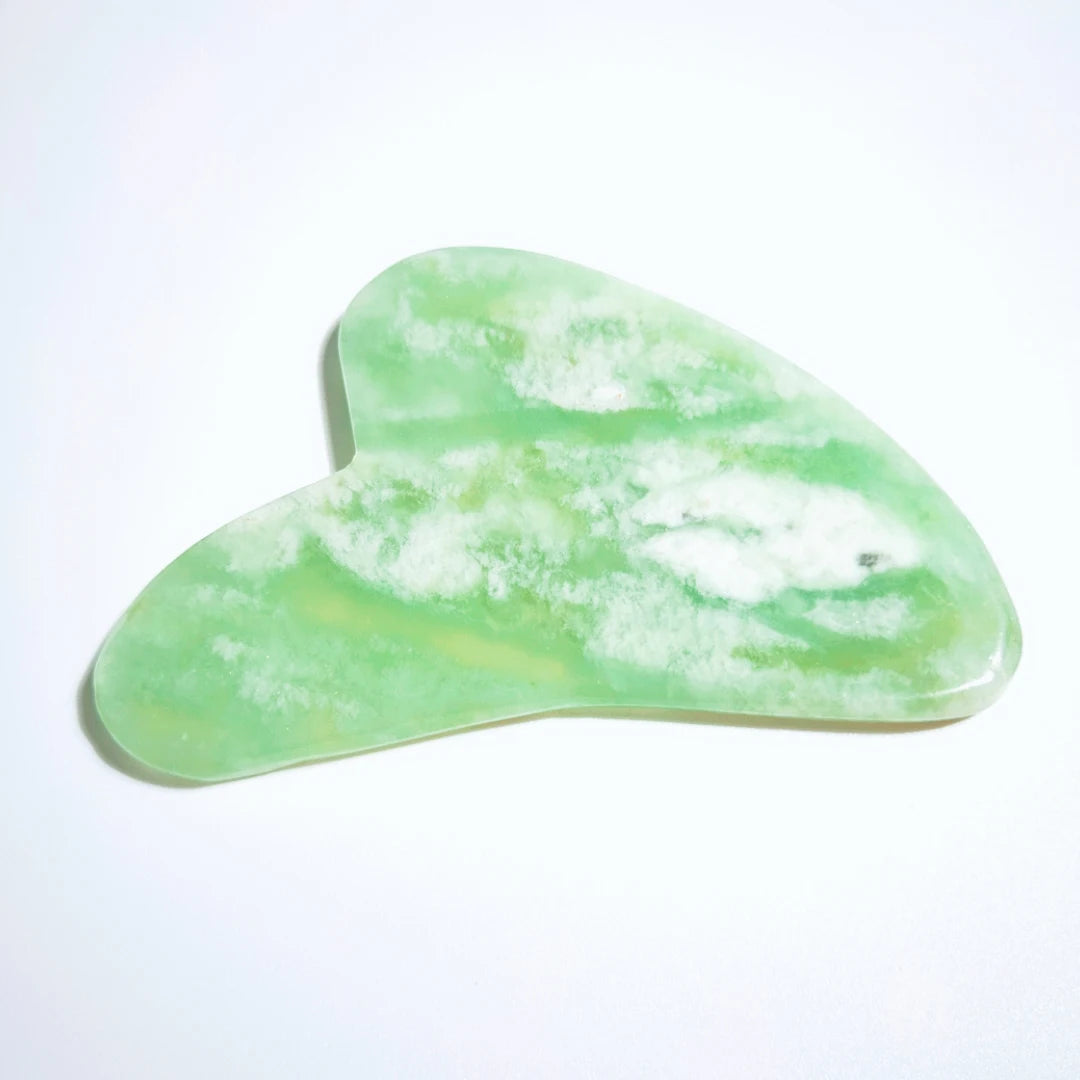 Hongzhuo Hot Selling Facial Gua Sha Scraping Massage Xiuyan Jade Guasha Board