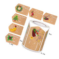 OEM Classic Christmas Gift Tag Xmas Thermal Paper Roll Labels for Premium Packaging for Christmas Gift Wrapping