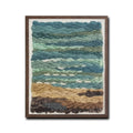 Wall Paintings for Home Decor Minimalist Artwork Woven Framed Art Handmade Silent Sea Woven Wall Hanging