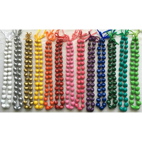New Popular Colored Acrylic Kukui Nut Hawaii Lei Polynesian Hawaiian Necklace for Wedding Parties Fashion Beaded Necklaces