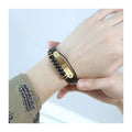 High Quality Wholesale Leather Bracelets Custom Logo Fashion Charm Stainless Steel Bangles