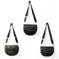Long Strap   Camo Camouflage Black  Bag   Pure Chest Bag  for Men  Fanny Pack   Nylon Crossbody Bag