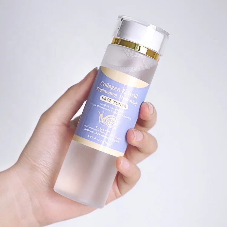 Private Label Best Selling Brightening Body Care Hydrating Collagen Anti Aging Snail Face Toner