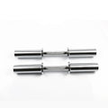 Wholesale Customized Logo Silver Steel Barbell Bar 220cm Adjustable Weight Dumbbell Bar for Home Use Eco-friendly Integrated Gym