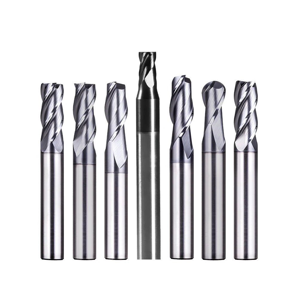 4-Flute Short Flute Carbide End Mill Customizable Solid Carbon Stainless Steel Milling Cutter Tools ODM & OEM Supported