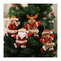 Wholesale Merry Christmas Ornaments Xmas Gift Santa Claus Snowman Tree Toy Doll Hang Christmas Decorations for Home New Year De