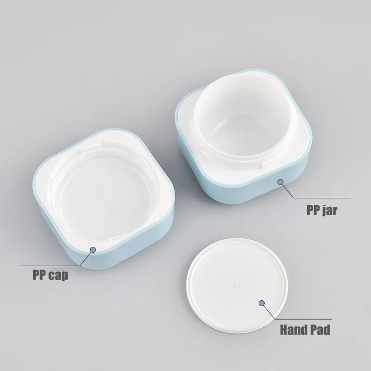 Free Samples 5 g 10 ml 15 Gram 30 ml 50 g 100 g Friendly Face Cream Packaging Plastic PP Cosmetic Jar