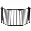 Prodigy SG007 CPC Indoor/Outdoor Adjustable Hexagonal Iron Fence Baby Care Foldable Metal Playpen Gate Set Pet Safety Feature