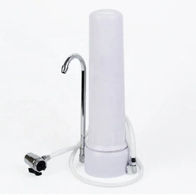Counter Top Water Filter One Stage with Faucet for House and Kitchen Drinking Water Purification Use